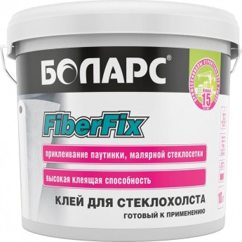 БОЛАРС FiberFix клей готовый для стеклотканевых или флизелиновых обоев, паутинки,